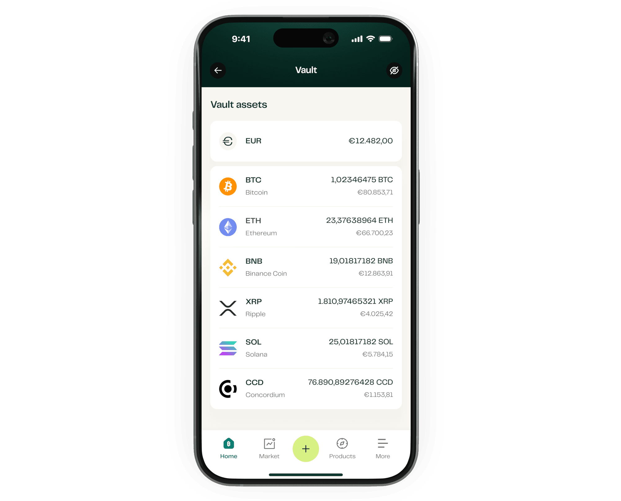 **Gescreende coins** en een veilige digitale kluis